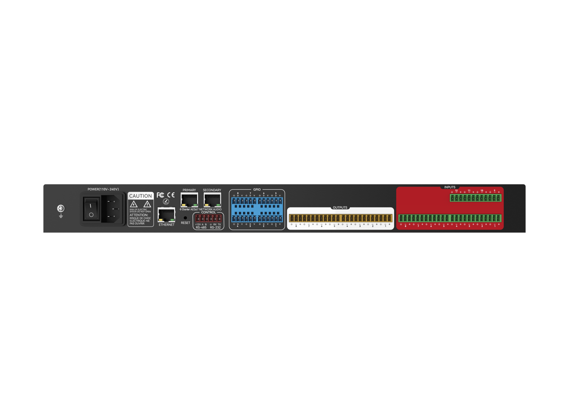DSP-AEC-3026-DA | Dante Audio DSP with AEC - Miniatyrbild 2