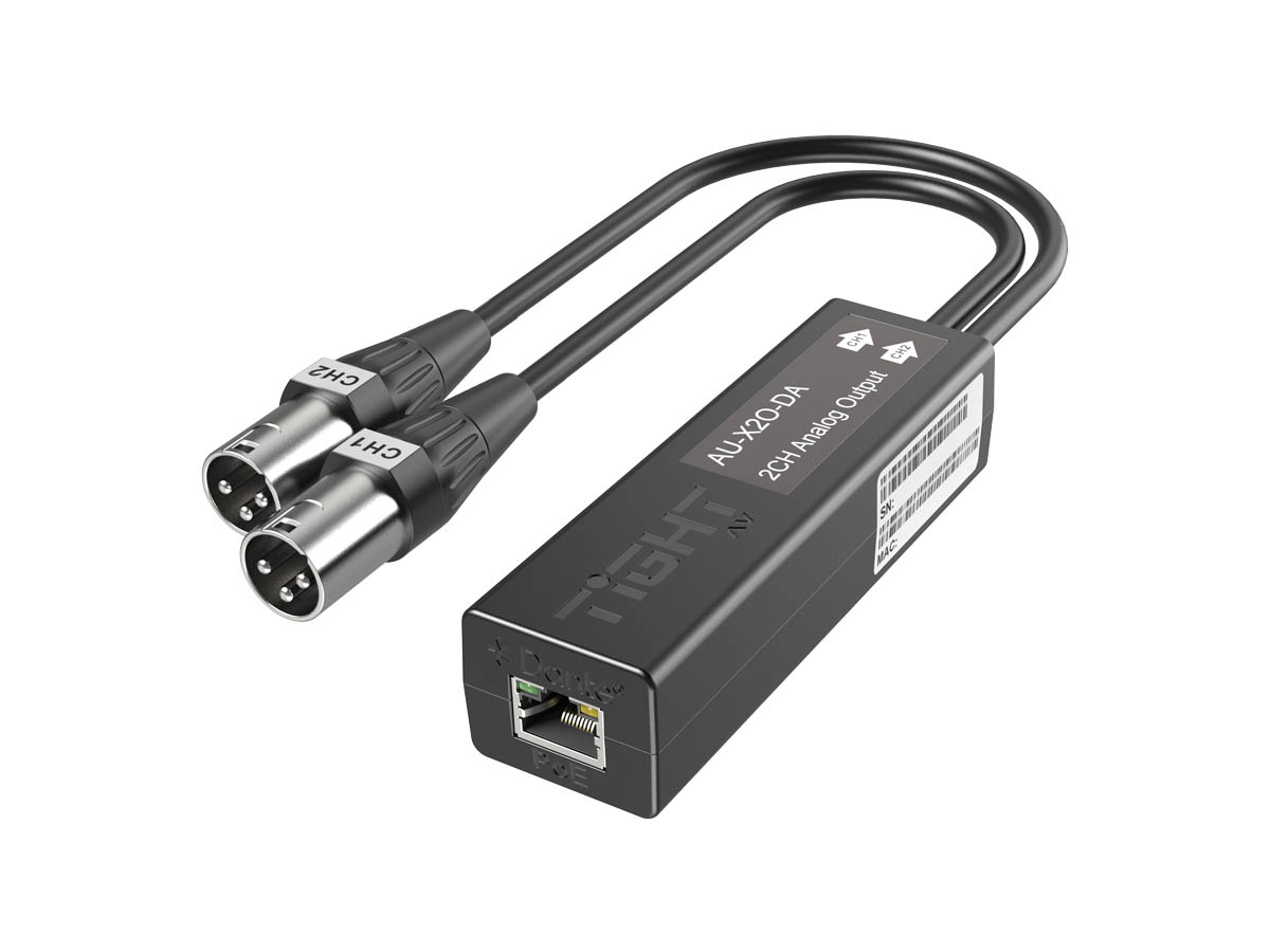DANTE 2-CHANNEL XLR OUTPUT ADAPTER - Miniatyrbild 2