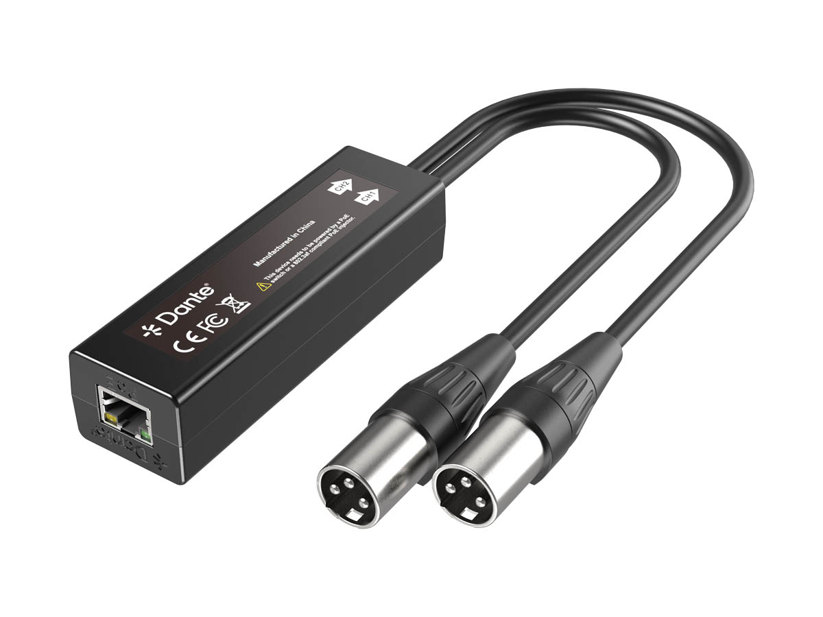 DANTE 2-CHANNEL XLR OUTPUT ADAPTER - Miniatyrbild 4