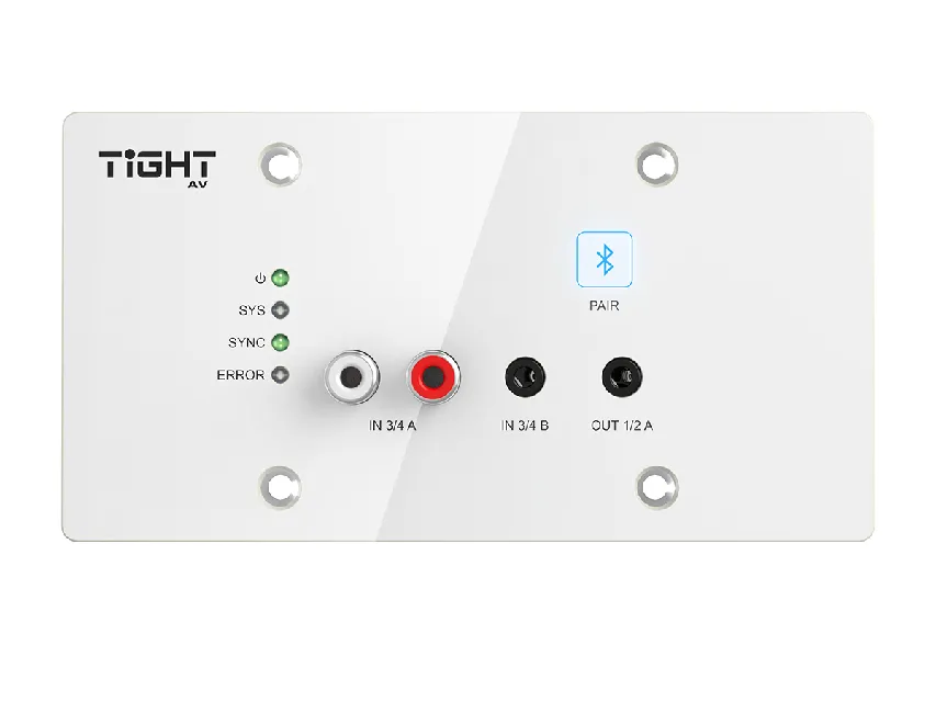 BLUETOOTH DANTE WALL INTERFACE, WHITE