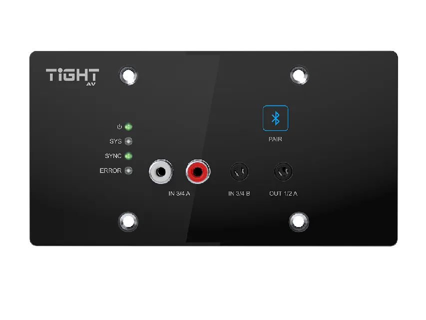 AU-BT413WP-DA-BL | Bluetooth Dante Wall Interface, Black