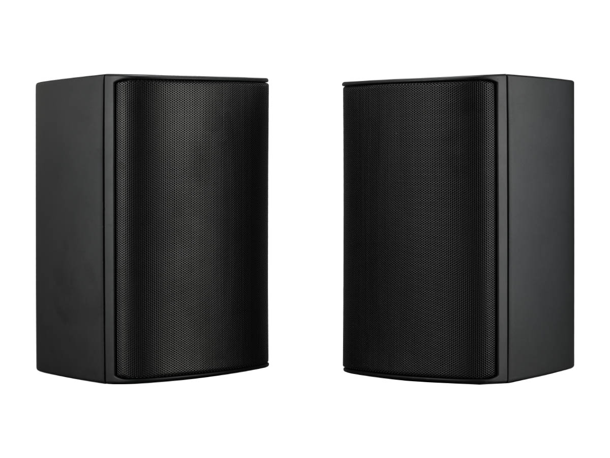 SPK1-AW560SP-BL | On-Wall, 2-Way, Active Speaker Pair, 2x30W RMS, Black - Bild 1
