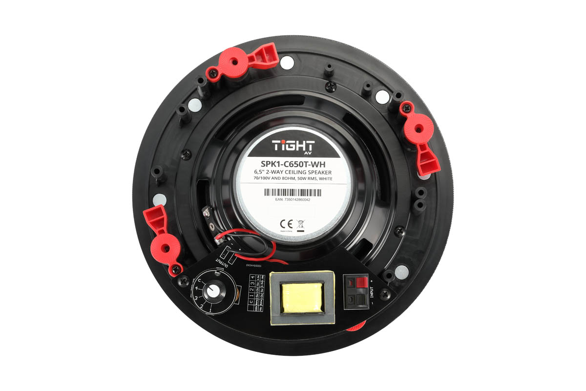 SPK1-C650T-WH | 6.5 in Ceiling Speaker - Miniatyrbild 4