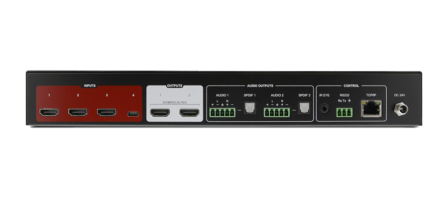 MSW-H412AC-DS | 4x2 HDMI Matrix Switcher - Miniatyrbild 4
