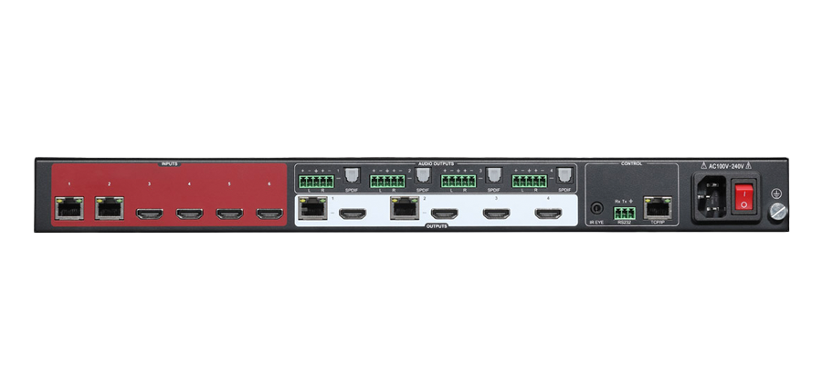 6X4+2 Matrix Switcher with HDBT - Bild 1