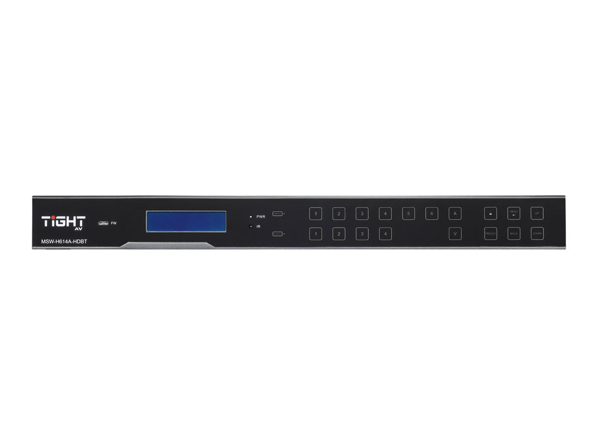 6X4+2 Matrix Switcher with HDBT - Miniatyrbild 2
