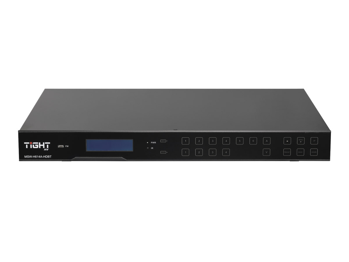 6X4+2 Matrix Switcher with HDBT - Miniatyrbild 4