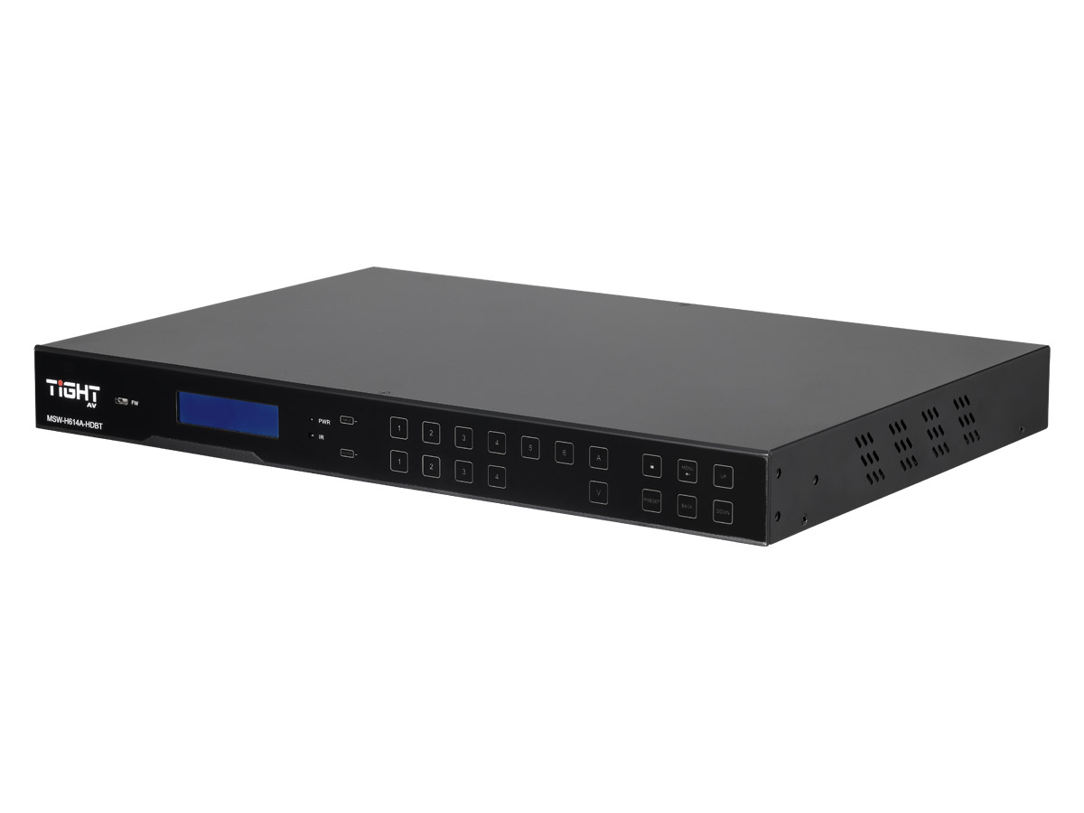 6X4+2 Matrix Switcher with HDBT