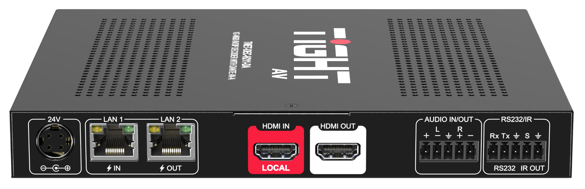 TNET-DEC-H211-DA | 1G 4K60 AVoIP Decoder with Dante AV - Miniatyrbild 6