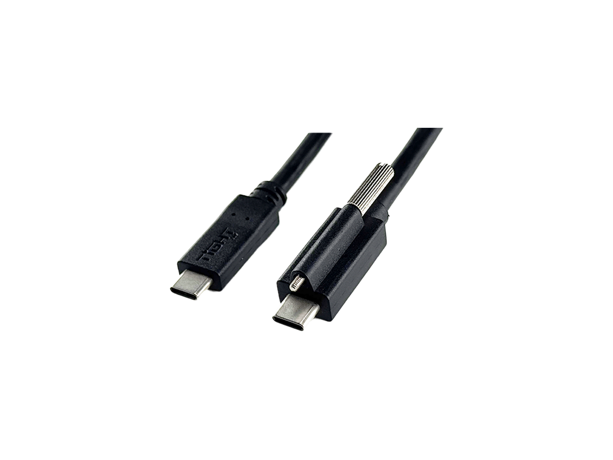 USB-C 4K60 FLEX Cable with Locking Connector, 1m - Bild 1