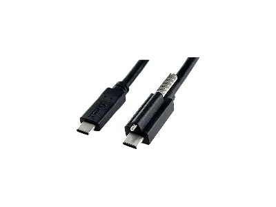 USB-C 4K60  FLEX Cable with Locking Connector, 1m