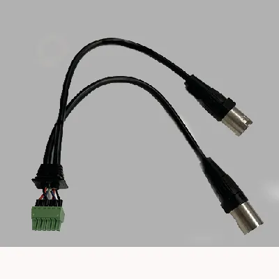 AU-X2OPRO-2XM | 2 XLR male pre-terminated cable for AU-X2OPRO-DA