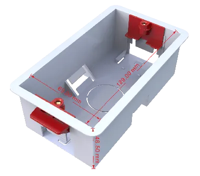 IWBB-2G | In-Wall Back Box, 2 Gang, (AU-BT413WP-DA and EDU-TX1)