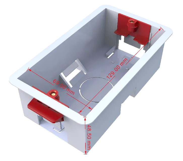 IWBB-2G | In-Wall Back Box, 2 Gang, (AU-BT413WP-DA and EDU-TX1)