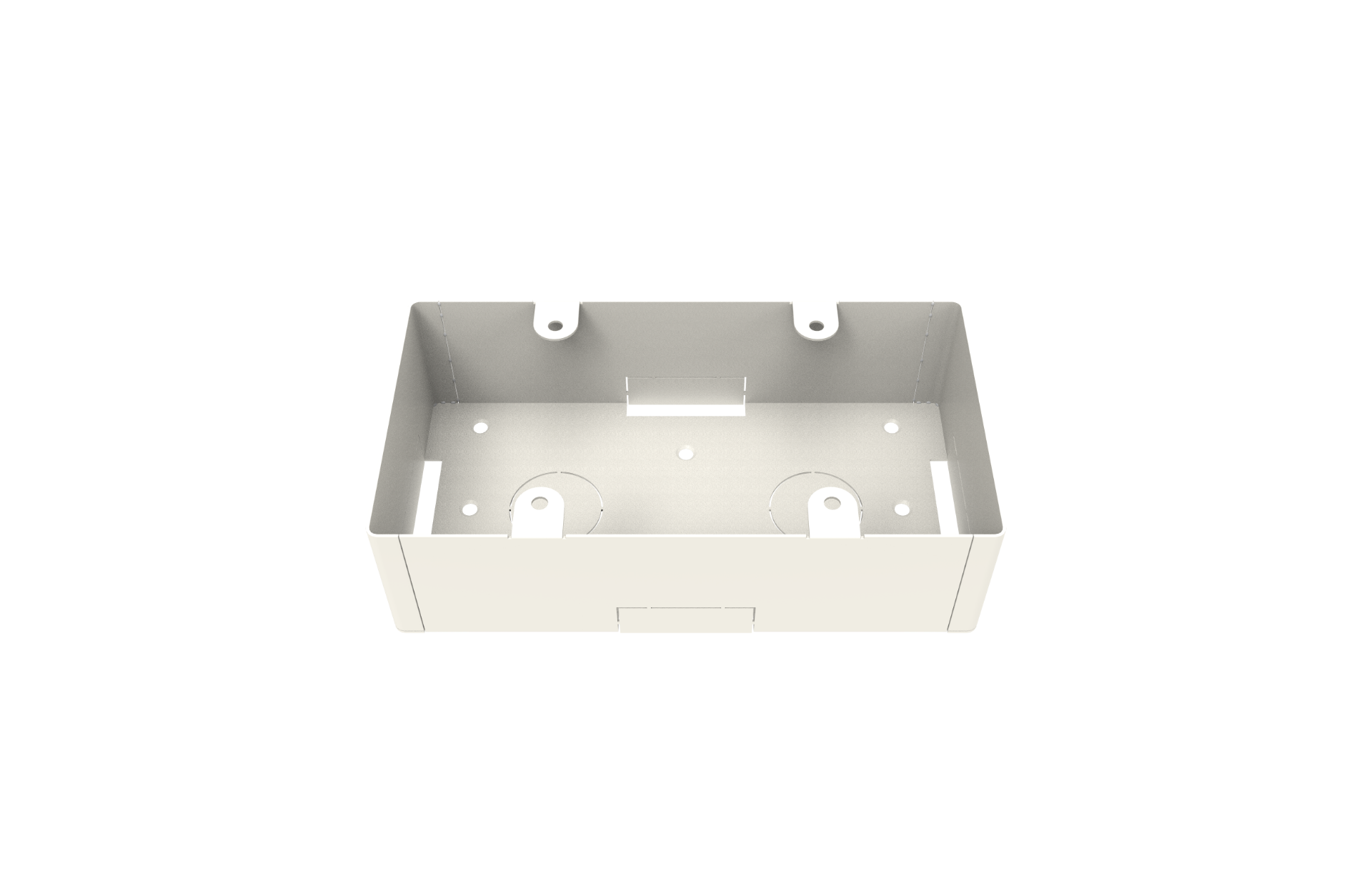 OWBB-2G-WH | On-Wall Back Box, 2 Gang, White (AU-BT413WP-DA and EDU-TX1) - Miniatyrbild 3