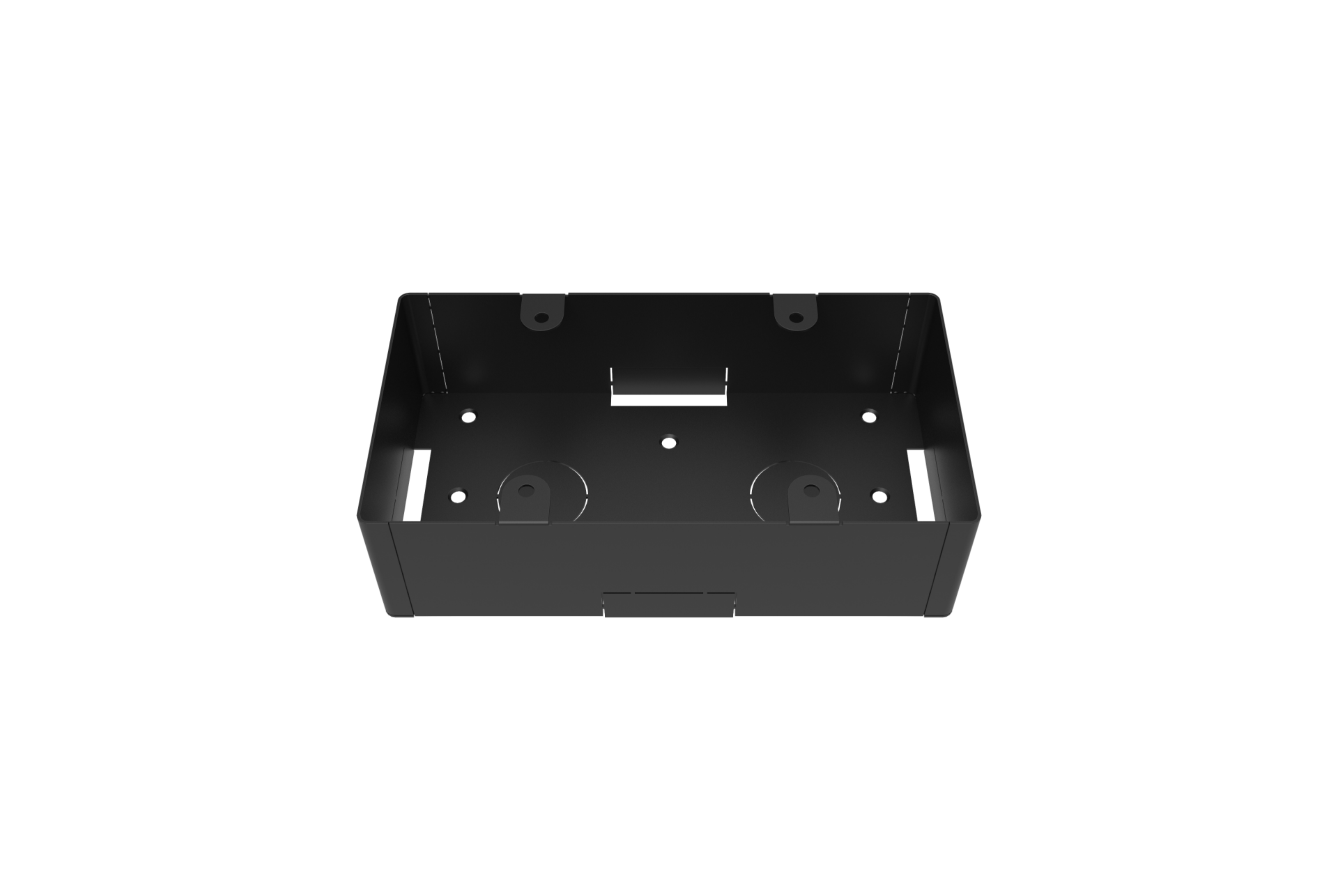 OWBB-2G-BL | On-Wall Back Box, 2 Gang, Black (AU-BT413WP-DA and EDU-TX1) - Miniatyrbild 3