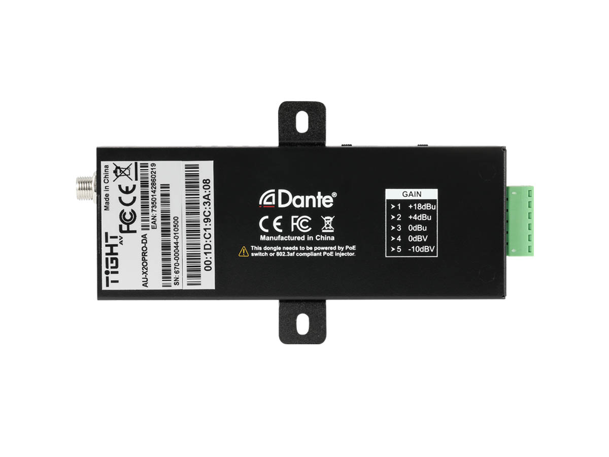 DANTE 2-CHANNEL OUTPUT ADAPTER - Miniatyrbild 5