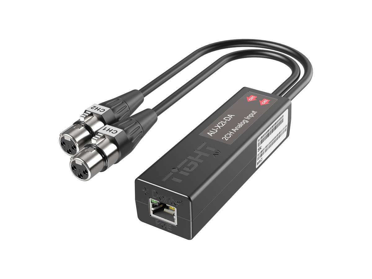 DANTE 2-CHANNEL XLR INPUT ADAPTER - Miniatyrbild 2