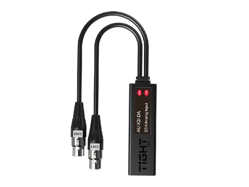 DANTE 2-CHANNEL XLR INPUT ADAPTER